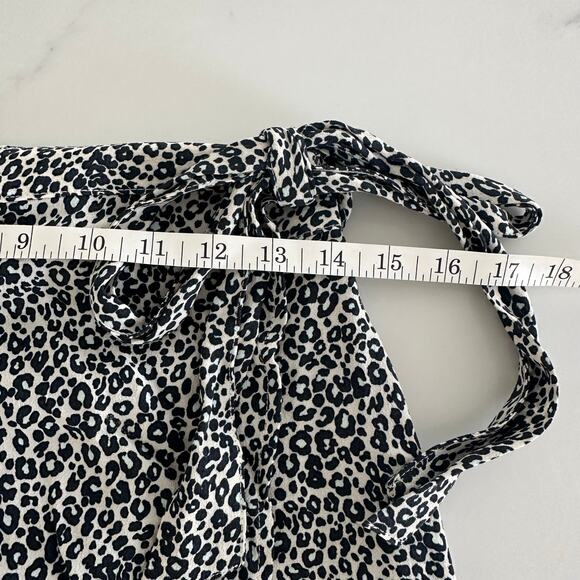 American Eagle Wrap Midi Skirt Womens Medium Leopard Print - Picture 4 of 9